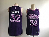 Timberwolves 32 Karl Anthony Towns Purple 2018-19 City Edition Nike Swingman Jersey,baseball caps,new era cap wholesale,wholesale hats